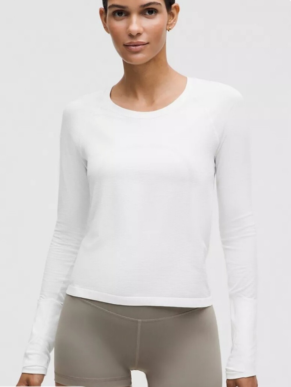 EUC Lululemon Swiftly Tech 2.0 Waist Length 6 White